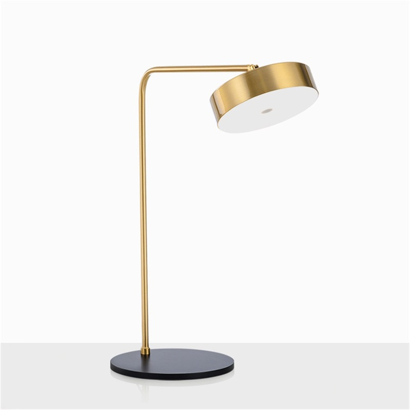 OUFULA Contemporary Table Lamp Simple LED Desk Light Home Decorative Study Bedroom Bedside 
