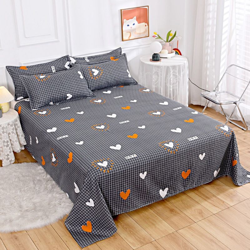 120*230cm Aloe cotton printed bed sheets,48*74cm pillowcases CRRSHOP pillow case bedding article free shipping