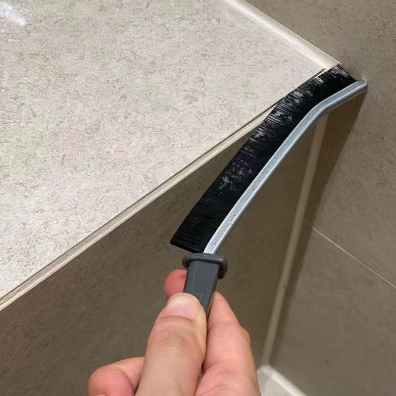 Mini Narrow Gap Scrub Brush Heavy Duty Crevice Cleaner Suitable for Kitchen Drainage Groove Tap Bathroom Tub Window Frame Tile Seam Household Sanitary Supply