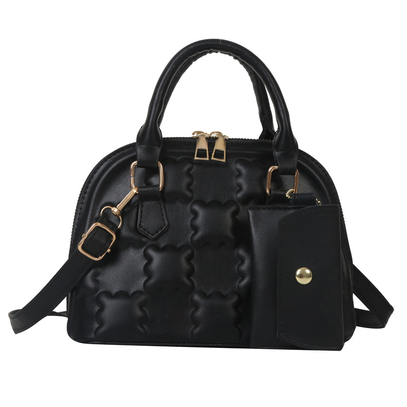 8311 Designer Handbags Famous Brands Pu Solid Crocodile Embossed Square Bag Buckle Decor Fashion Single Shoulder Handbag Bag