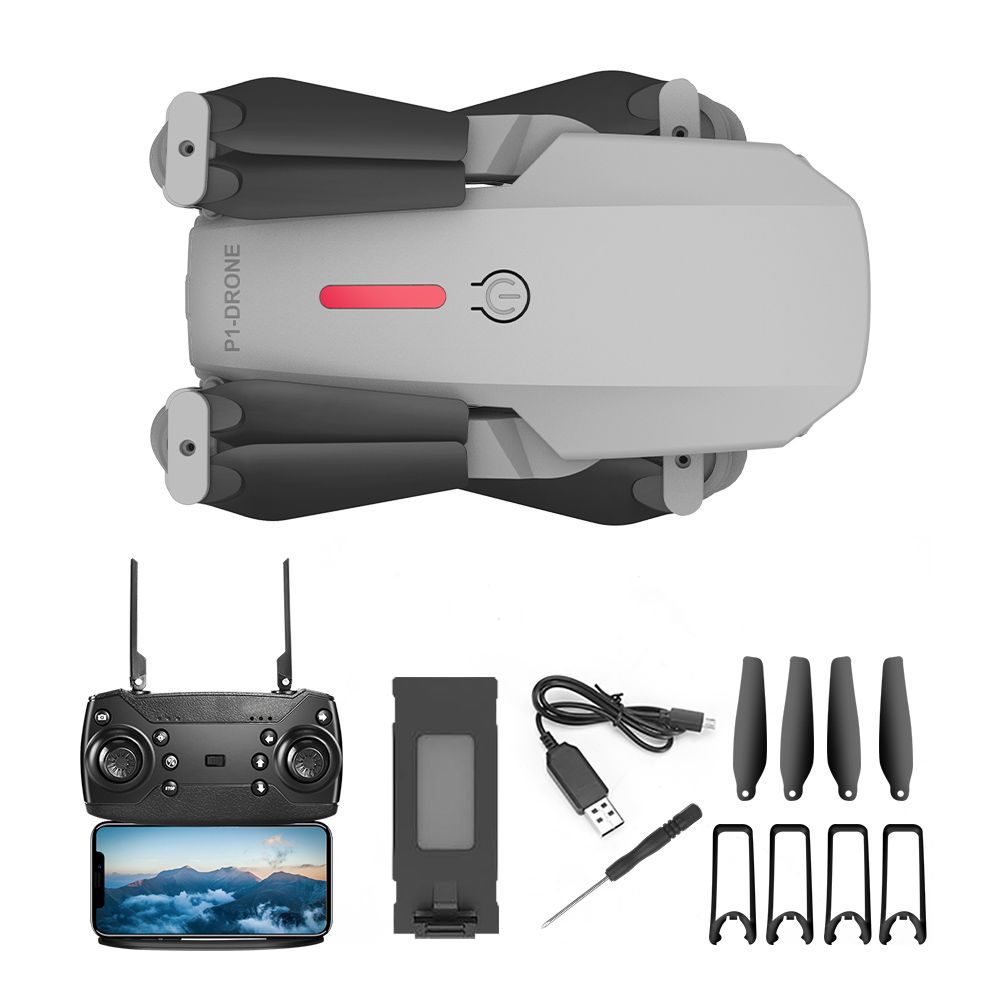 E88 UAV 4K HD Aerial Photography Obstacle Avoidance Quadcopter, Optical Flow Positioning, Long Endurance Remote Control Aircraft