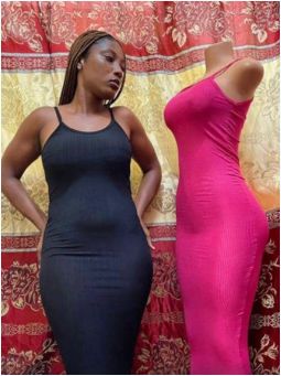 Spaghetti Strap Sleeveless Casual Dresses