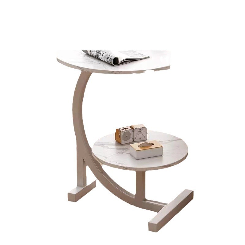Small Coffee Table Mobile Sofa Side Table Modern Balcony Simple Tea Table Solid Wood Small Coffee Table