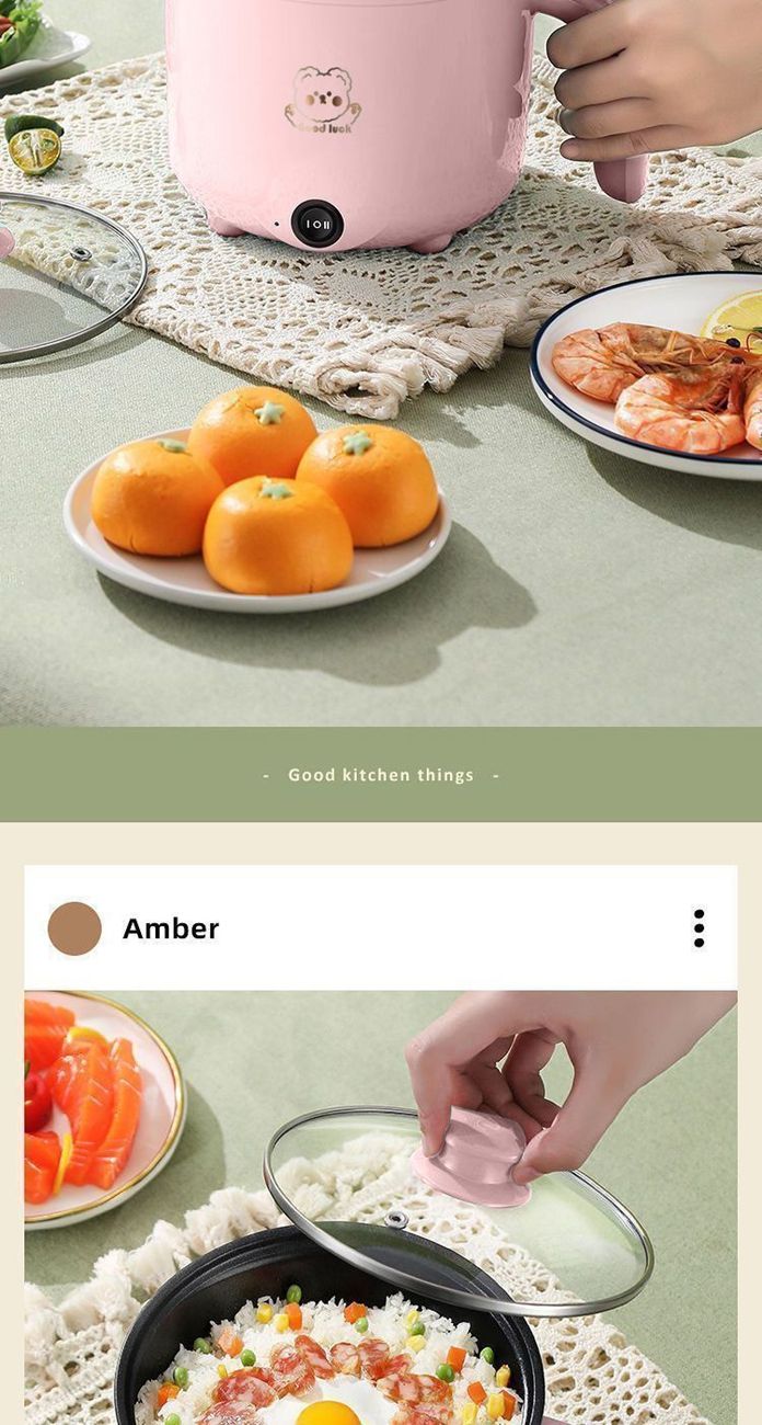 Electric cooker multifunctional small electric rice cooker household electric hot pot students dormitory electric hot pot special pots