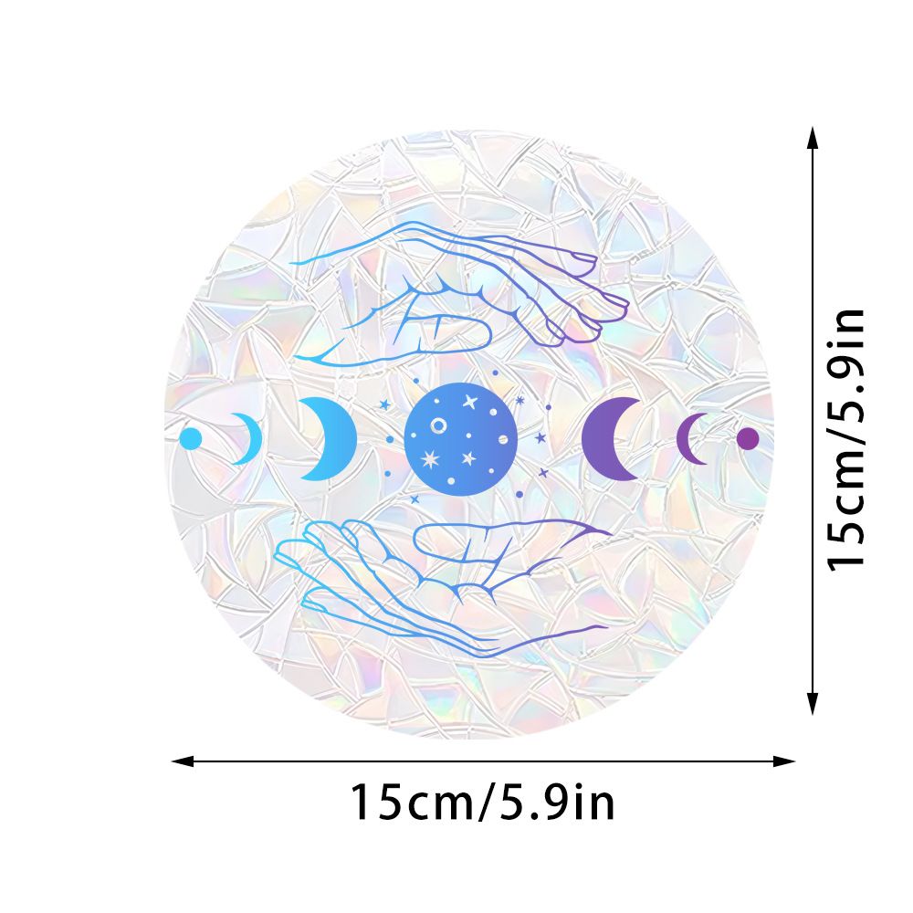 Amazon New Plant, Flower, Animal and Sunlight Catcher Static Glass Sticker - Bird - proof Glass Sticker