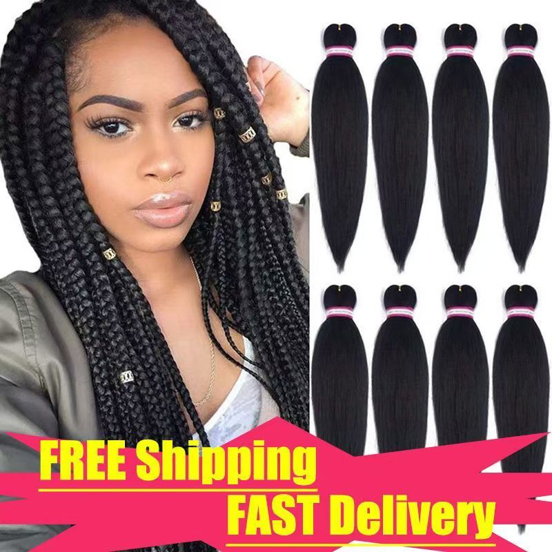 Wig Pre stretched braiding hair crochet braids twist extensions