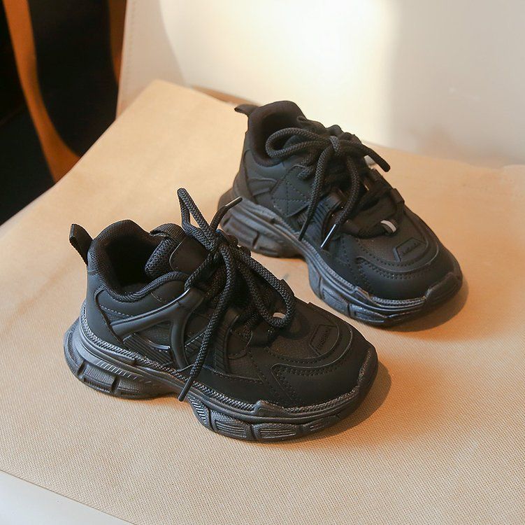 Girl Daddy shoes 2024 autumn new children's shoes breathable sports shoes YQ-289WANG