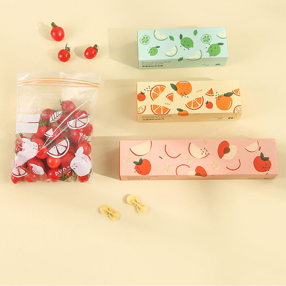 FT168818 Freezer Bag For Fruits And Vegetables Thick And Leakproof Ziplock Bag Food Storage Freezer Slider Bags Sandwich Storage Bag
