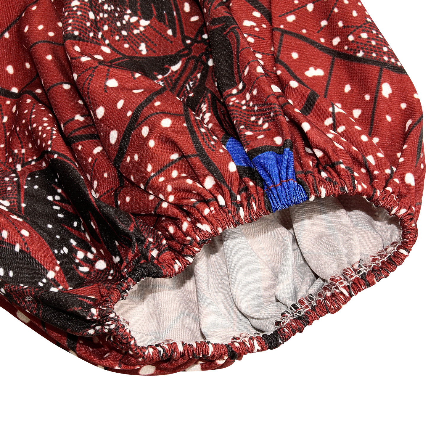 FQSQ Womens Boho African Style Floral Print Pleated Mini Swing Short Dress Top for Casual Club Party
