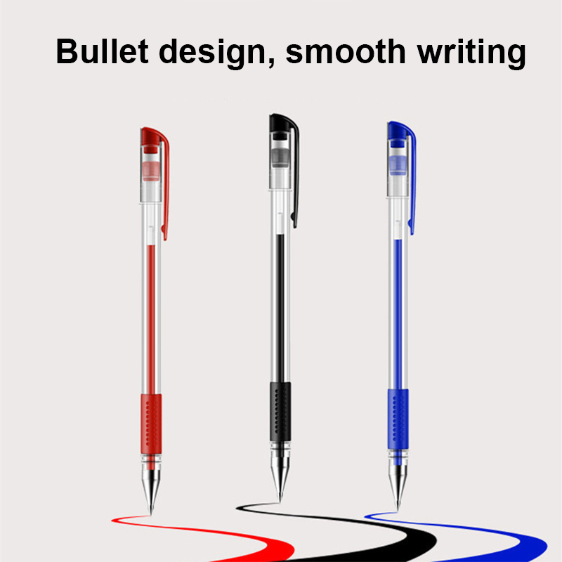 12 Pcs Gel Pens Set for School Office, Gel Pen for Artists Students Teachers Adults with 0.5mm Nibs, Rollerball Pens for Writing, Drawing, Taking Notes & Sketching