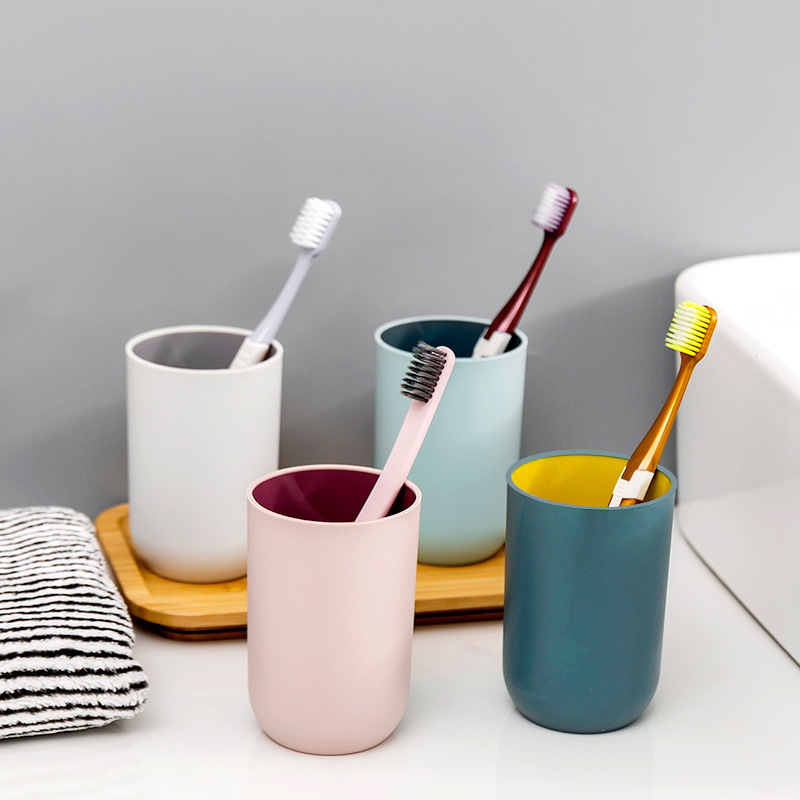 H936 Bathroom Toothbrush Cup, Plastic Toothbrush Holder, Reusable Drinking Cup, Multifunctional Tumbler Cup