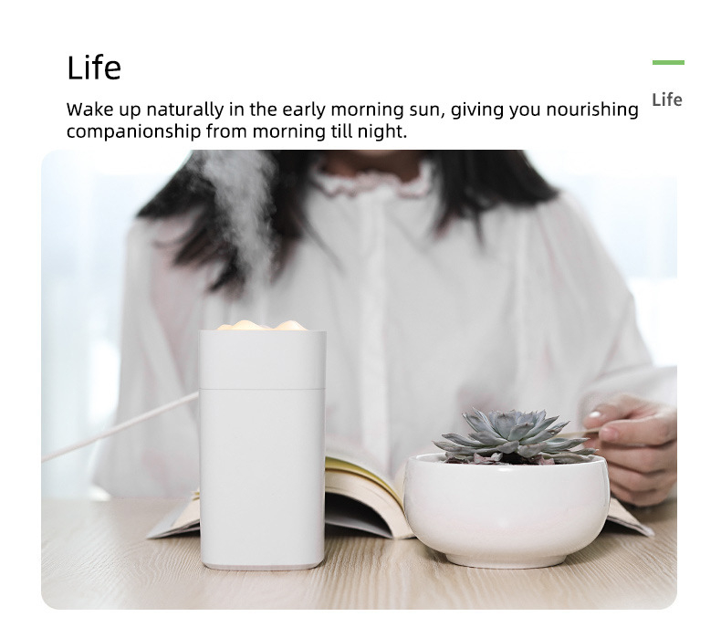Sifang Snow Mountain Humidifier USB Mini Car Air Purifier Home Humidifier