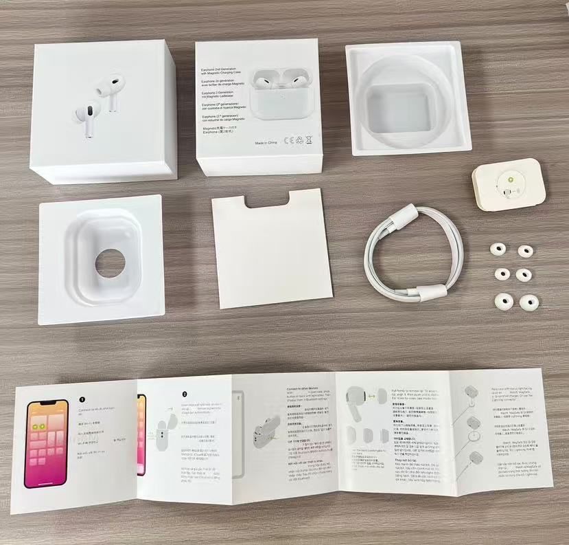 Apple Airpods （3rd generation） Bluetooth Headphones, Earbuds Stereo Bass, in Ear Noise Cancelling Mic, Earphones IP7 Waterproof Sports, 32H Playtime USB C Mini Charging Case Ear Buds for Android、iOS