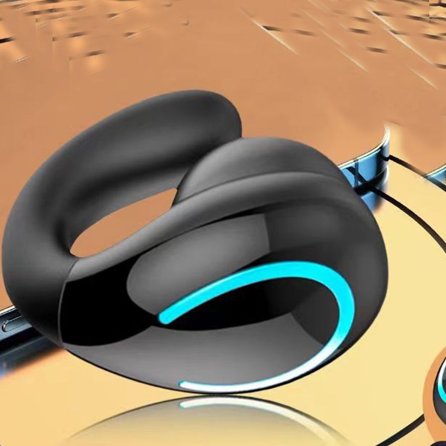 Wireless clip ear bluetooth headset bone conduction not into the ear ultra-long battery life mini high sound quality noise reduction bluetooth universal