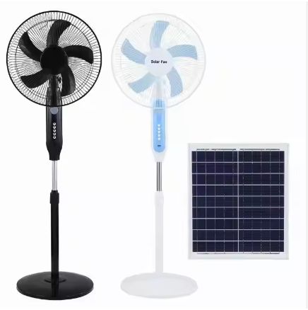  Solar fan
Powerful Multi-function lithium battery panel solar electric DC 12V 16Inch 
Rechargeable Solar Fan With LED light Fan Plastic Other Room Summer High-Speed Solar Panel Fan