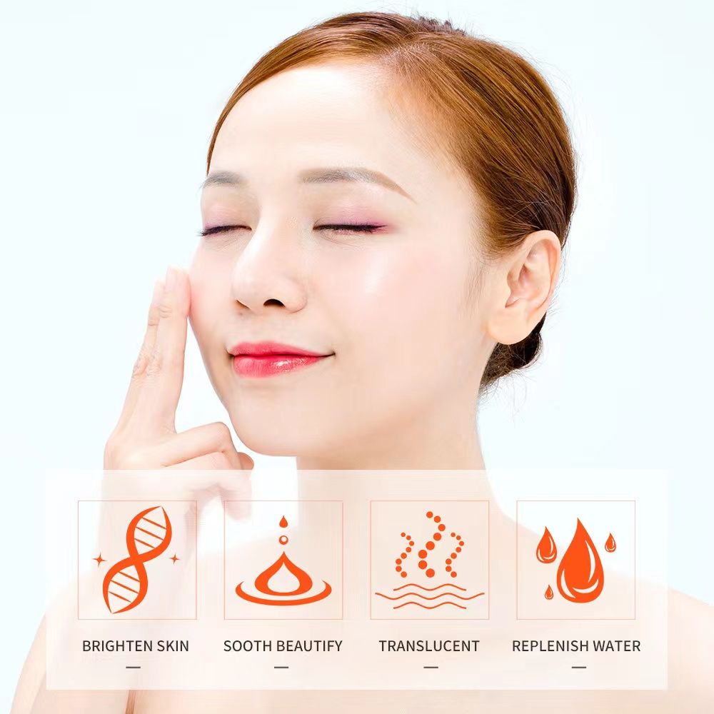 SADOER Organic Orange Extract Essence Whitening Serum Vitamin C Skin Rejuvenating Revitalizer Facial Serum