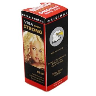 Viga Extra Strong 45ml Long Time Spray Delay Cream for Men with Vitamin E