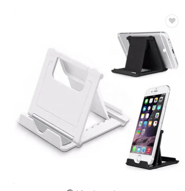 2PCS Plastic Phone Holder Cellphone Holder Tablet stands Foldable Multi-angle for desk lightweight Desktop