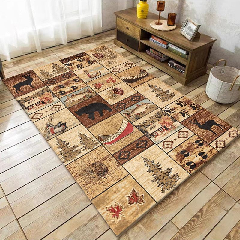 60*90cm,50*80cm,40*60cm Geometric pattern living room carpet, wear-resistant and anti slip, sofa blanket, coffee table mat CRRSHOP free shipping floor mat 