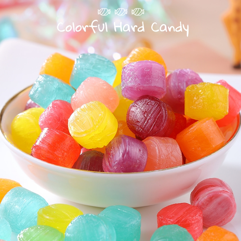 Colorful candies and fruit mixed flavor hard candies Children's snacks Party snacks 120g