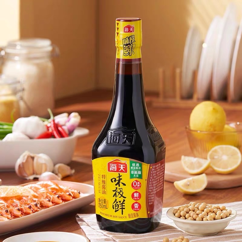 Hai Tian Wei Ji Xian Soy Sauce 380mL Rich and Delicious Seasoning Home Cooking Sauce