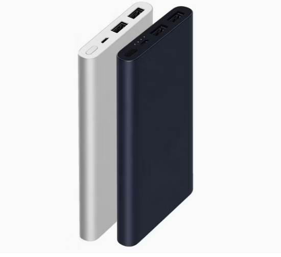 2 USB Android Power Bank charging, with 5000mAh, 6000mAh, and 10000mAh capacity
