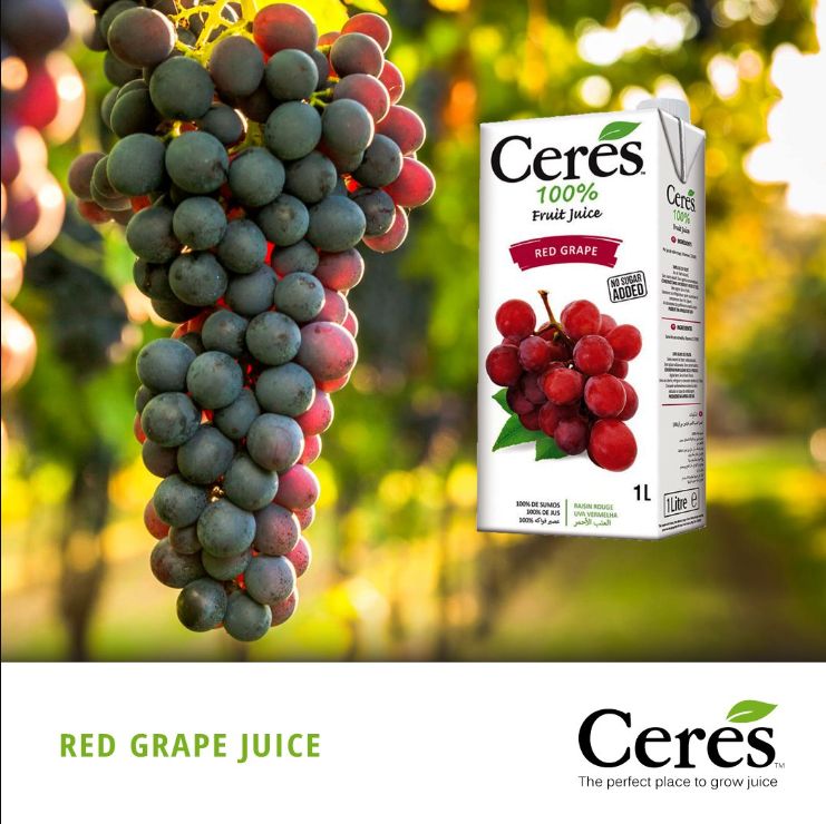 CERES RED GRAPE JUICE 1L