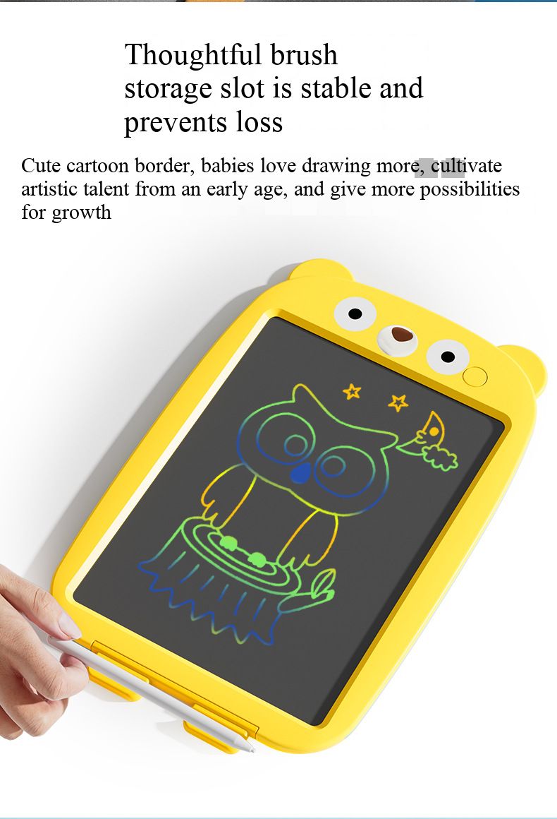 Children’s LCD Writing Tablet, Kids Small Blackboard, Baby Colorful Graffiti Electronic Drawing Pad, Toddler Erasable Handwriting Toy, Safe Eye-Protection Electronic Doodle Board