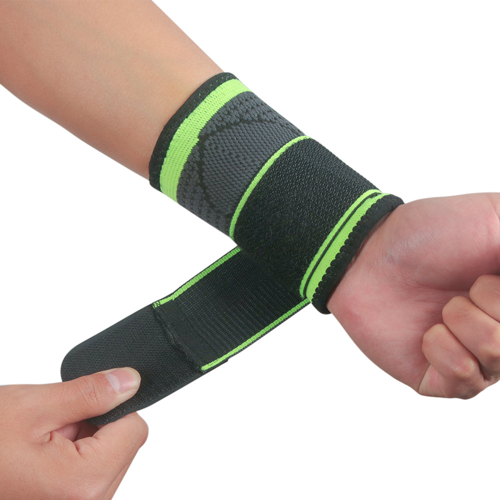 HS022 Wrist Brace Wrist Wraps Compression Wrist Strap, Wrist Support for Work Fitness Weightlifting Sprains Tendonitis, Carpal Tunnel Arthritis, Pain Relief, Adjustable Wristbands 1 Piece