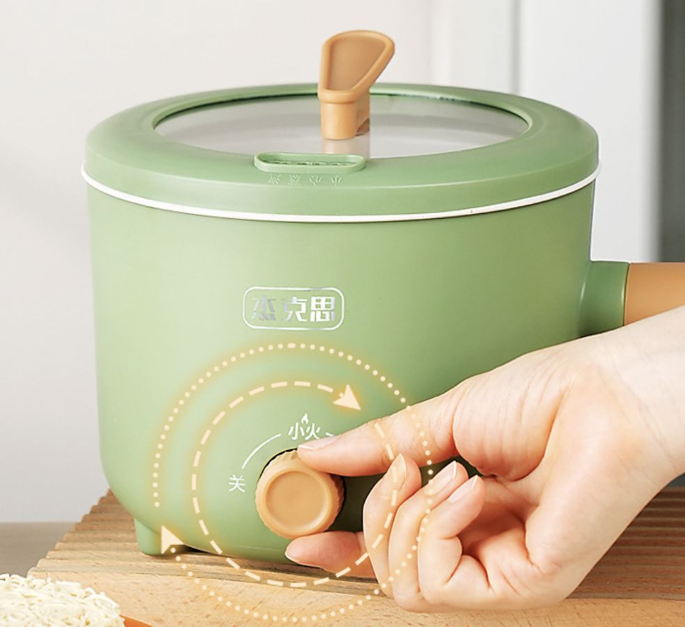 Electric Boiling Pot Multi Functional Dormitory Student Small Electric Hot Pot Instant Noodle Pot for Single Use