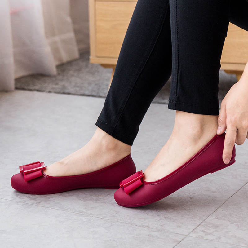 1801 pointed toe flats for women elegant single shoes for girls non-slip and sweatproof casual shoes