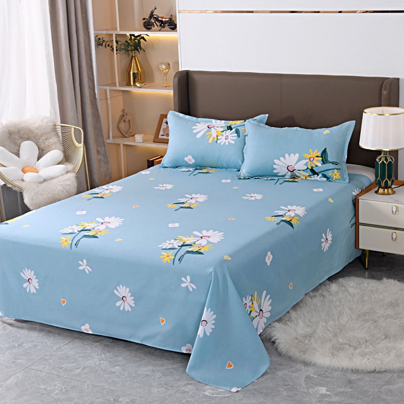 120*230cm Aloe cotton printed bed sheets,48*74cm pillowcases CRRSHOP pillow case bedding article free shipping