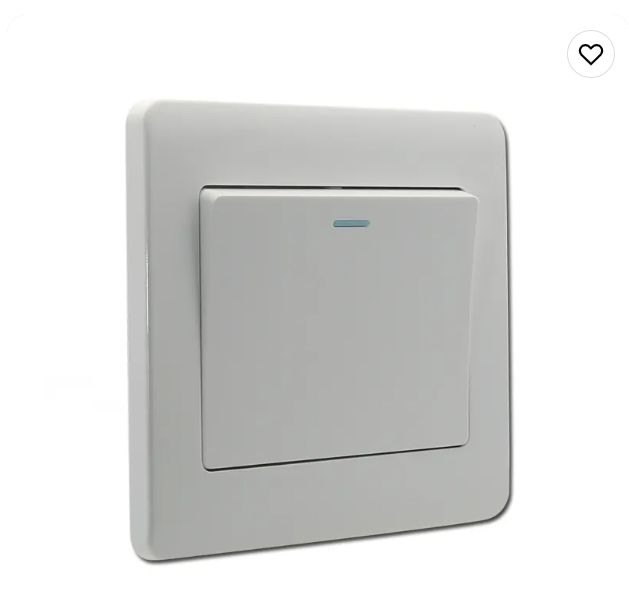  Switch BS standard white color plate wall switch