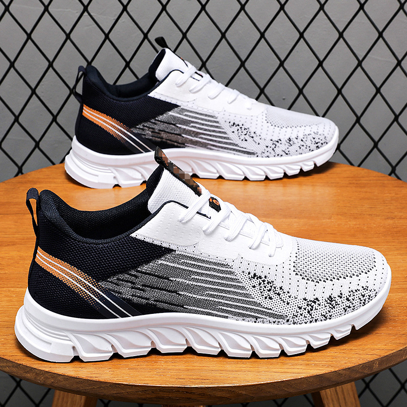 B-YS03 Men's Autumn New Lace-Up Running Shoes Breathable Casual Sneakers