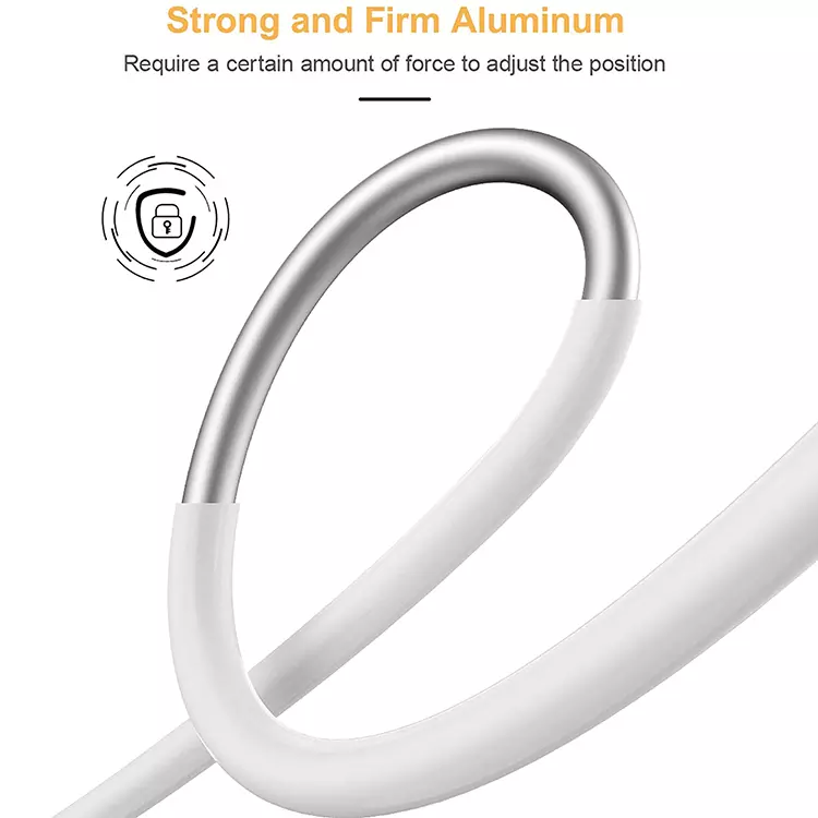 Cell Phone Holder Bed, Aluminum Alloy Adjustable Desktop Lazy Bracket, Universal Mobile Phone Clip Stand, Flexible Long Arm Rotating Mount for Bed, Office, Kitchen, iPhone, pad, Watching Movies