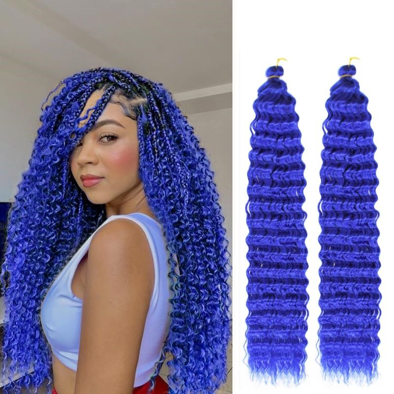 Deep Wave Twist Large curved long curly hair crochet winding, synthetic wigs CRRSHOP 24 "30 pieces 100g wigcolor # 12 24 inches