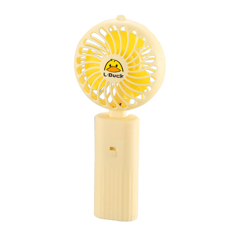  Mini Handheld Fan USB Portable Fans Rechargeable Battery Operated Foldable Desk Fan Hanging Personal Fan for Home Office Indoor Use Outdoor Travel