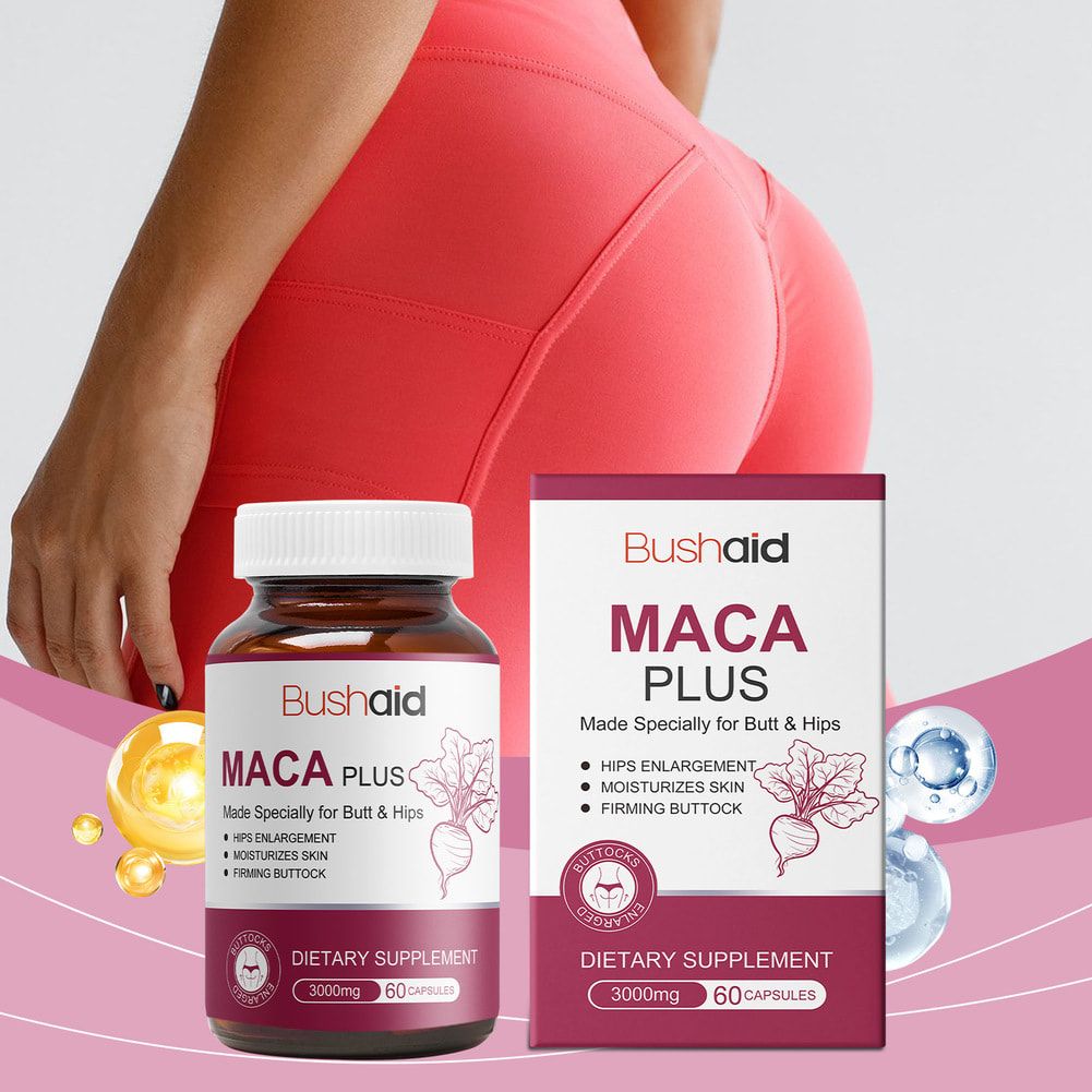 BUSHAID Butt Lift Moisturizing Hip Lifting Essence Capsule for Women Sexy Buttock Extracts Lifting Capsule Increase Elasticity Buttocks