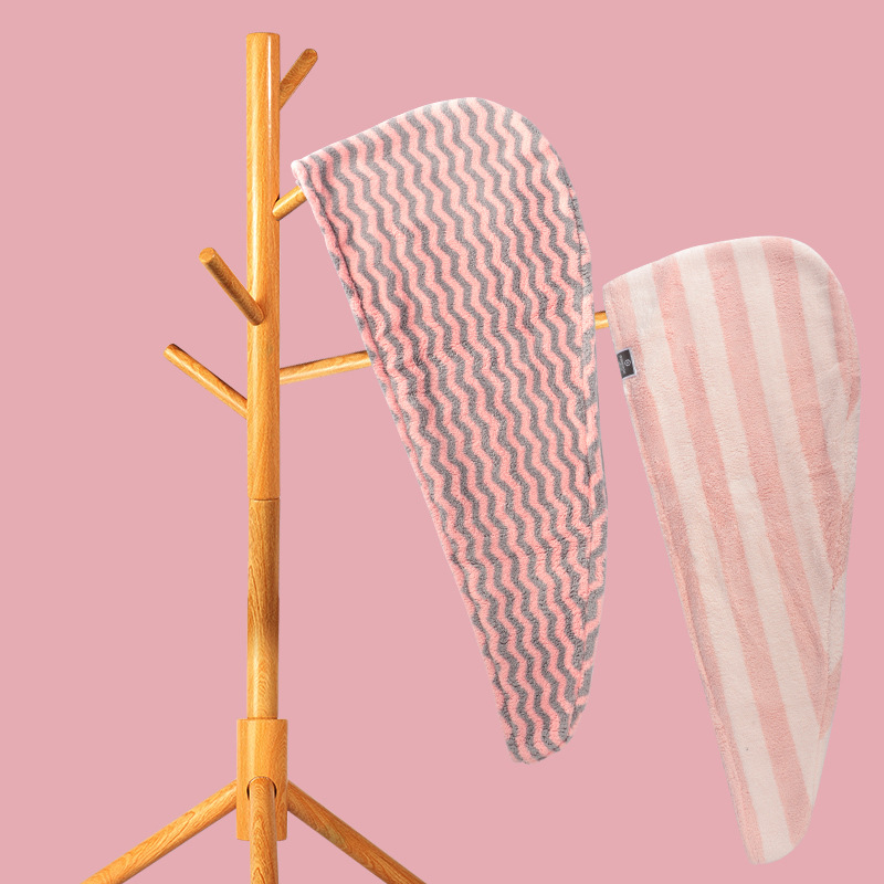 Magic Quick-Dry Hair Turban Towel Beauty Cap Bamboo Hair Wrap Towel for Faster Drying
