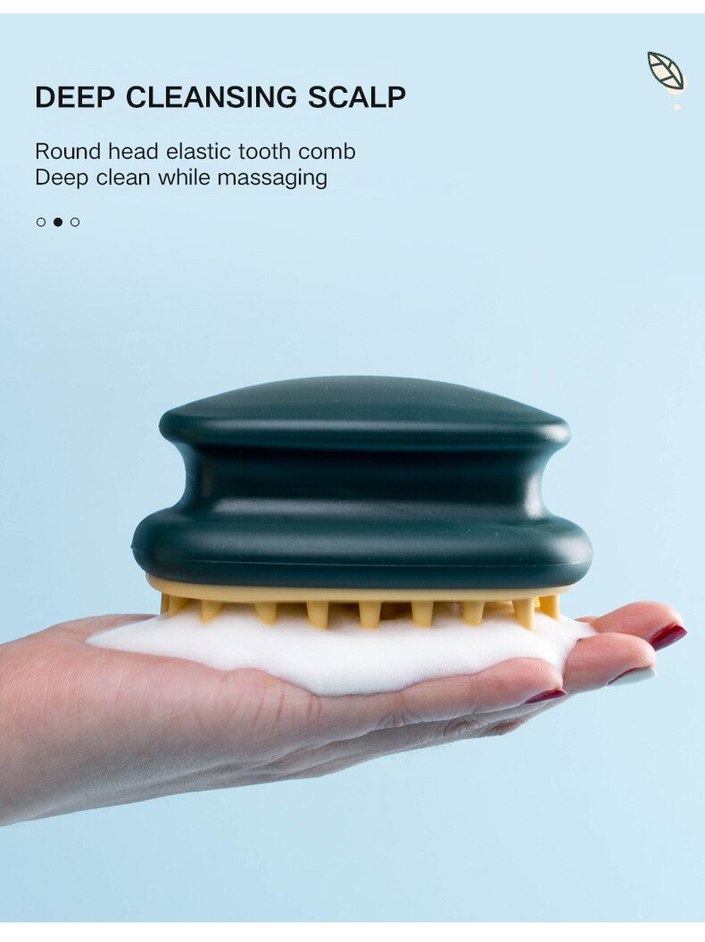 B0016 Silicone Hair Washing Brush Massage Brush Adult Hair Washing Tool Shampoo Comb Head Brush Scalp Scratcher Shampoo Brush