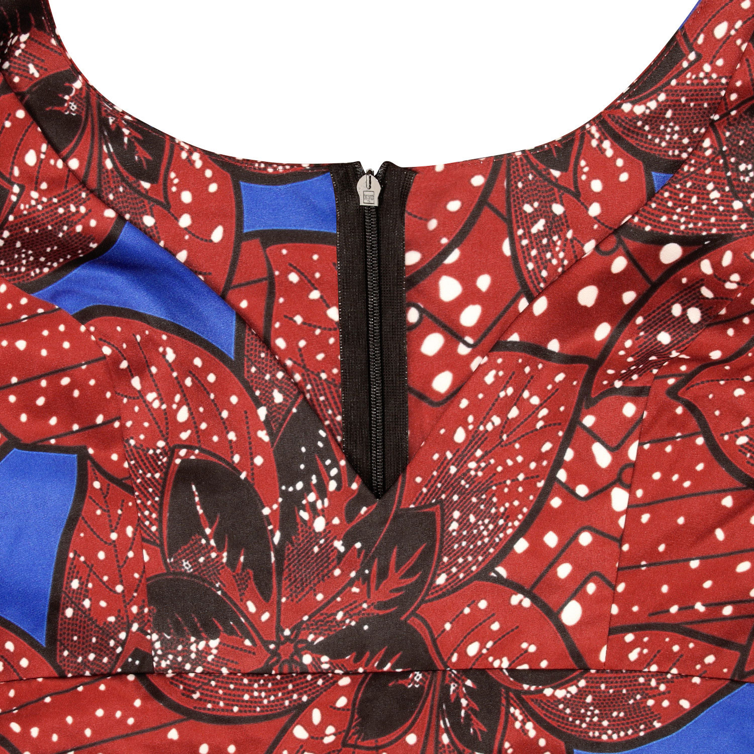 FQSQ Womens Boho African Style Floral Print Pleated Mini Swing Short Dress Top for Casual Club Party
