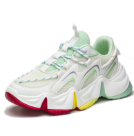 Women's Mesh Daddy Sneakers Lace-up Light Weight Chunky Platform Shoes