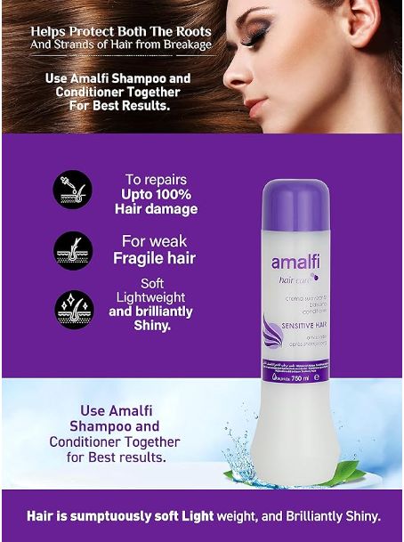 Amalfi Hair Conditioner For Sensitive Hair, 1000 Ml