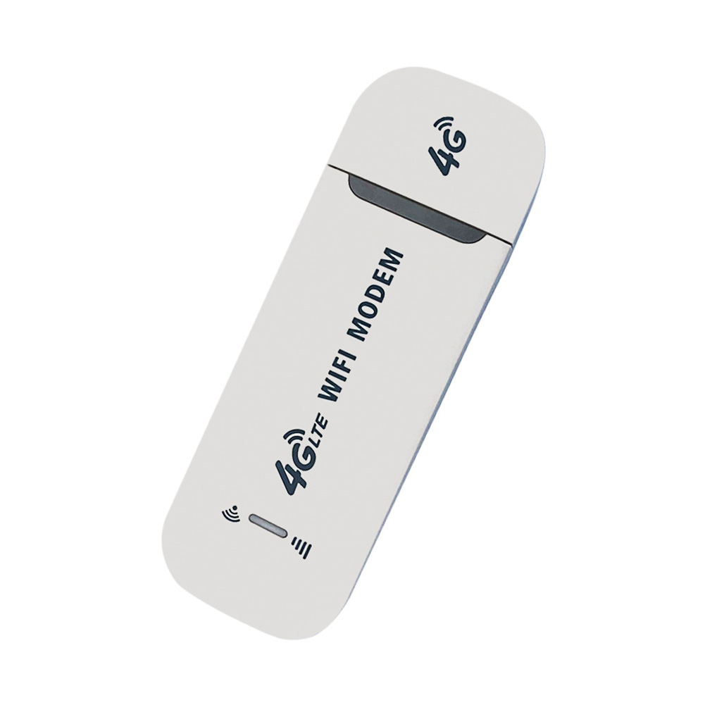 4G LTE USB MIFI/UFI 150Mbps Modem Stick Portable Wireless WiFi Adapter 4G Card Router for Home Office 4G USB ModemWhite