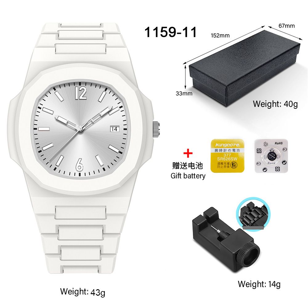 Minimalist Men Quartz Wrist Watch, Fashion Popular Style with Single Calendar Display, Luminous Hands & Water Resistant Feature, Daily Casual Business Wristwatch for Men