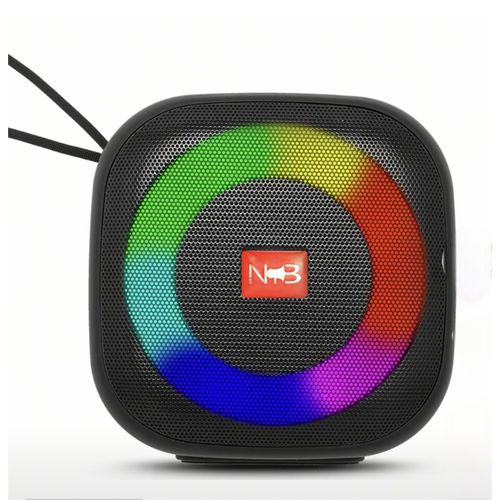 TWS Stereo Bluetooth Speaker - 58mm Driver, RGB Lights, Type-C Fast-Chg Black061