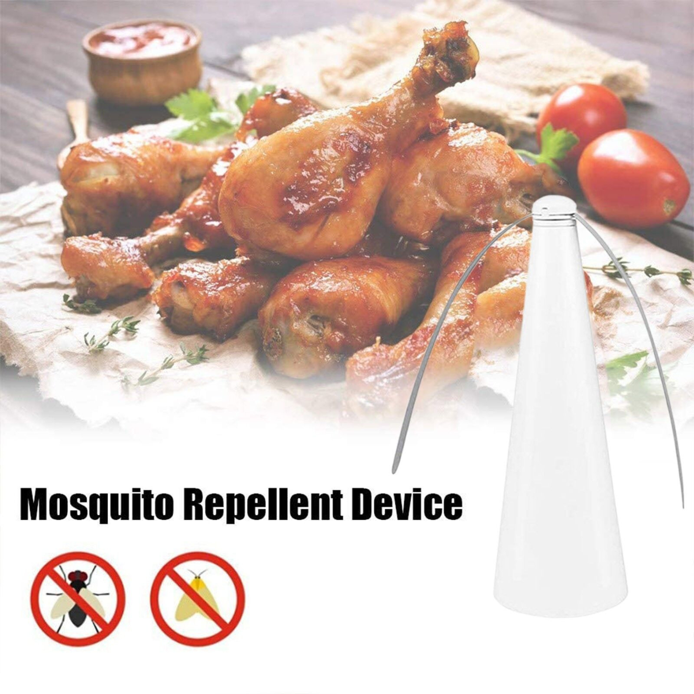 Portable Fan Fly Repellent Fan Keep Flies And Bugs Away From Your Food Enjoy Outdoor Meal
