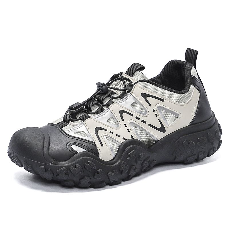 2024 autumn new men's shoes Korean version of fashion shoes Pop shoes casual shoes outdoor mountaineering men's sports shoes 075