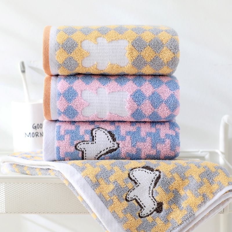 9062 Cotton Jacquard Household Towel, Soft and Absorbent Towel