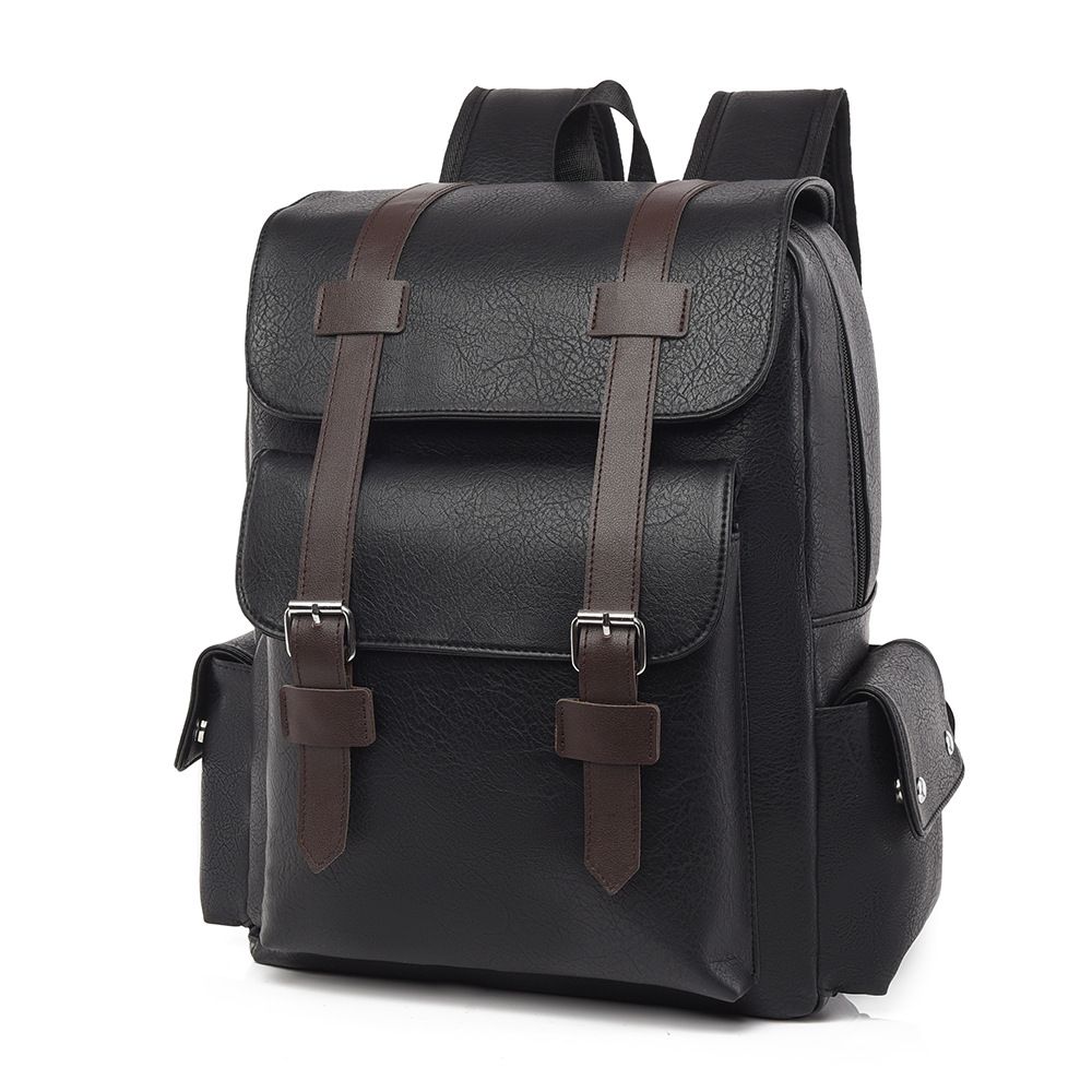2025 new large-capacity pu backpack leisure business computer bag student backpack travel bag